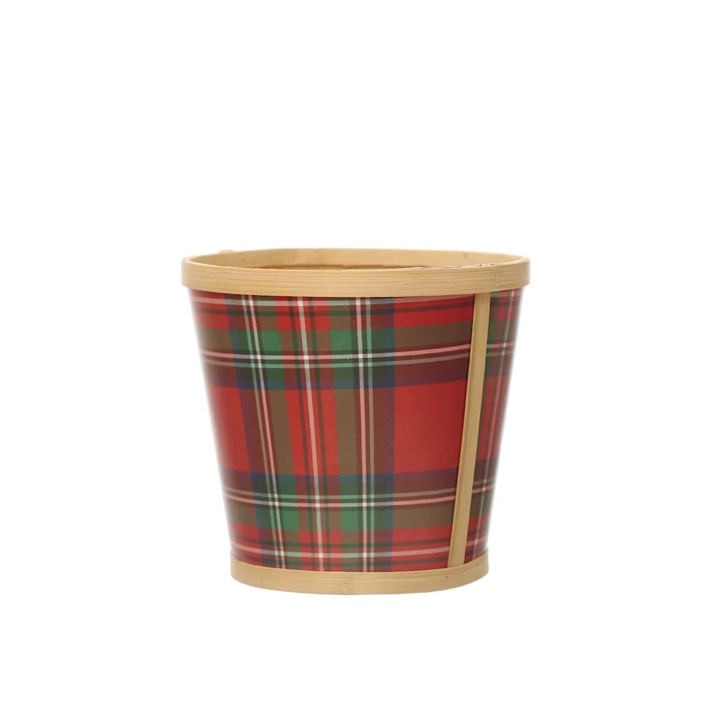 Discount β¨ 6" Plaid Bamboo Print Pot by Ashland® π 4 Discount β¨ 6" Plaid Bamboo Print Pot by Ashland® π - Image 2