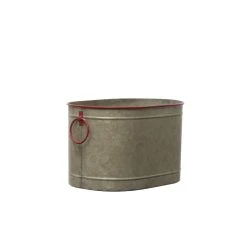 Discount ✨ 12" Oval Merry Christmas Galvanized Metal Bucket by Ashland® 💯 -Ashlandty Shop 10701753 3