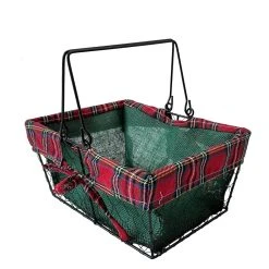 Top 10 ⭐ 11.5" Medium Wire Basket with Green Burlap by Ashland® 🤩 -Ashlandty Shop 10701815 2