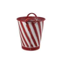 Promo 😍 12.5" Small Red Stripe Galvanize Bucket by Ashland® ⌛ -Ashlandty Shop 10701817 2