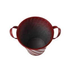 Promo 😍 12.5" Small Red Stripe Galvanize Bucket by Ashland® ⌛ -Ashlandty Shop 10701817 4