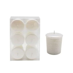 Wholesale ✨ Textured White Votive Candles by Ashland®, 6ct. 🥰