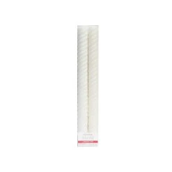 Discount ⌛ 10" White Spiral Taper Candles by Ashland®, 2ct. 🎉