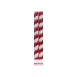Wholesale 💯 10" Candy Cane Stripe Taper Candles by Ashland® 🌟