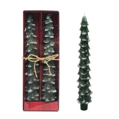 Budget ✨ Green Tree Taper Candles by Ashland®, 2ct. 🥰 -Ashlandty Shop 10701837 2