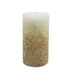 Budget 🛒 3" x 6" Champagne Beaded Pillar Candle by Ashland® 🤩 -Ashlandty Shop 10701845 1