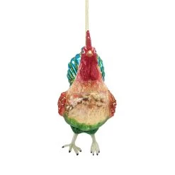 Deals 🧨 Glass Rooster Ornament by Ashland® 🎉 -Ashlandty Shop 10701849 2