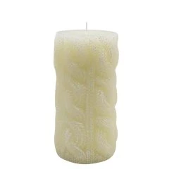 Top 10 🤩 3" x 6" Ivory Cable Knit Pillar Candle by Ashland® ✨