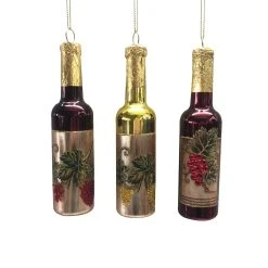 Cheap 🧨 Assorted Glass Wine Bottle Ornament by Ashland® ✨