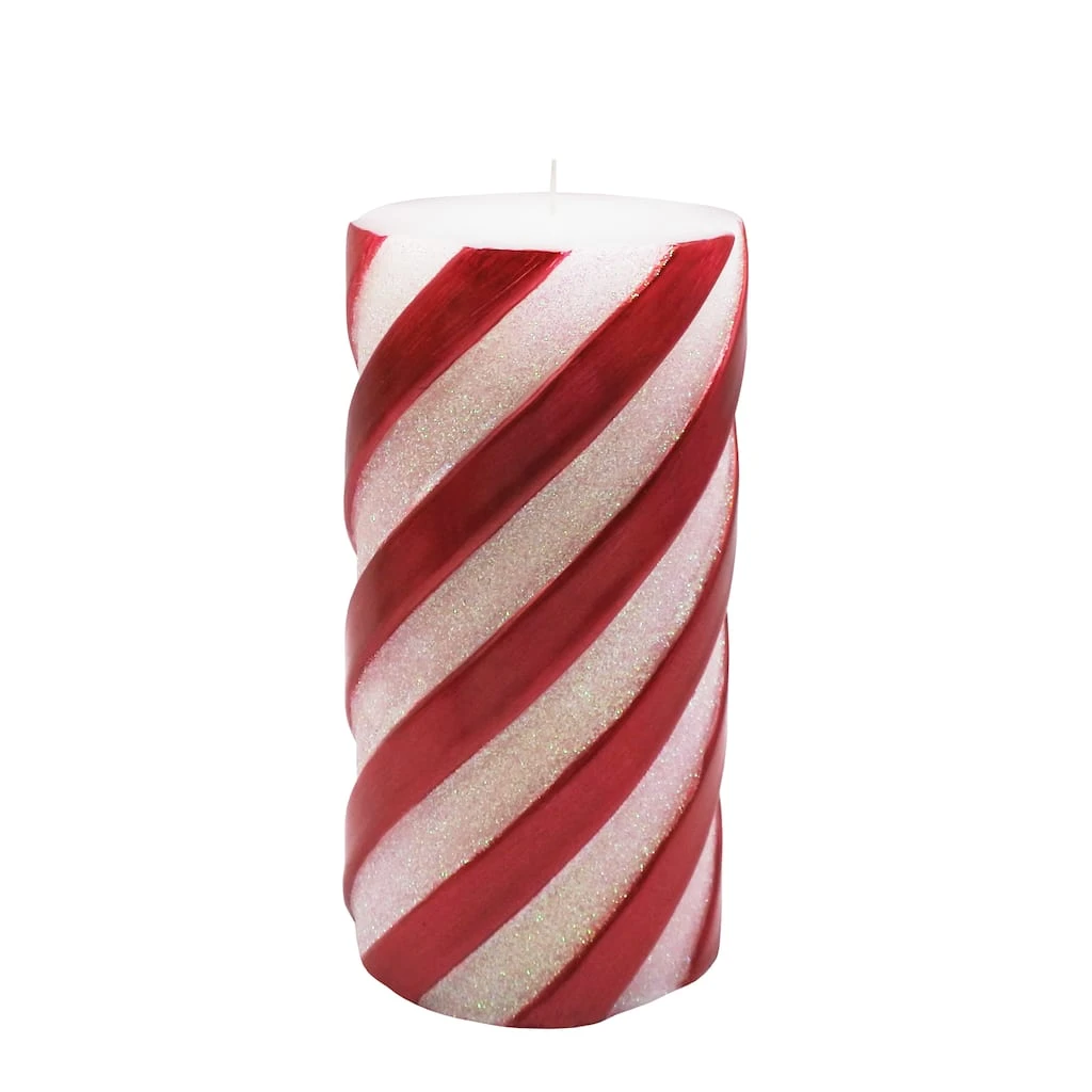 Best deal ✨ 3" x 6" Peppermint Pillar Candle by Ashland® 🔥 3 Best deal ✨ 3" x 6" Peppermint Pillar Candle by Ashland® 🔥