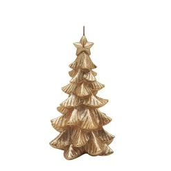 Buy 👍 3.74" x 6.5" Gold Christmas Tree Candle by Ashland® 😀