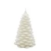 Cheap 🥰 4" x 6.5" White Christmas Tree Candle by Ashland® 🎁 -Ashlandty Shop 10701952 1