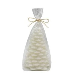 Cheap 🥰 4" x 6.5" White Christmas Tree Candle by Ashland® 🎁 -Ashlandty Shop 10701952 3