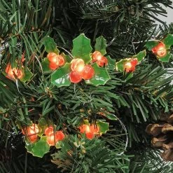 Flash Sale 🤩 18ct. Holly Berries & Leaves LED Crafting Lights by Ashland® 🔔 -Ashlandty Shop 10701966 3