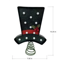 Cheapest ⭐ 10" Snowman Top Hat Lighted Tree Topper by Ashland® 😀 -Ashlandty Shop 10701970 4