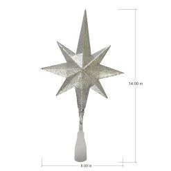 Outlet ⌛ 14" Silver Lighted Star of Bethlehem Tree Topper by Ashland® 👏 -Ashlandty Shop 10701972 5