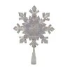 Hot Sale ✔️ 12.5" Iridescent Snowflake Lighted Tree Topper by Ashland® ⭐ -Ashlandty Shop 10701975 1