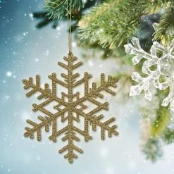 Promo ⭐ Assorted 7" Snowflake Tabletop Box Set by Ashland®, 6ct. ❤️ -Ashlandty Shop 10702115 2