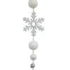 Flash Sale 😀 6ft. White Snowflake & Ball Garland by Ashland® 🤩 -Ashlandty Shop 10702118 1
