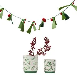 Flash Sale 🔔 7" Large Holly Berry Ceramic Pot by Ashland® ✨ -Ashlandty Shop 10702358 2