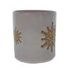 New ✔️ 6" Ceramic Snowflake Pot by Ashland® 🎉 -Ashlandty Shop 10702362