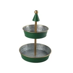 Wholesale 🔥 15" Green & Gold Galvanized Tray by Ashland® 🛒