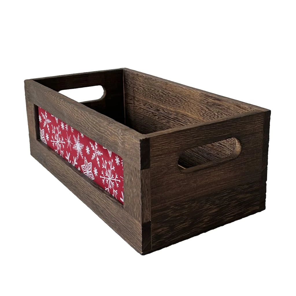 Wholesale π Small Wooden Snowflake Crate by Ashland® β 3 Wholesale π Small Wooden Snowflake Crate by Ashland® β