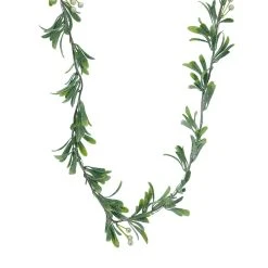 Best deal ⭐ 5ft. Pre-Lit LED White Berry Leaf Garland by Ashland® ⌛