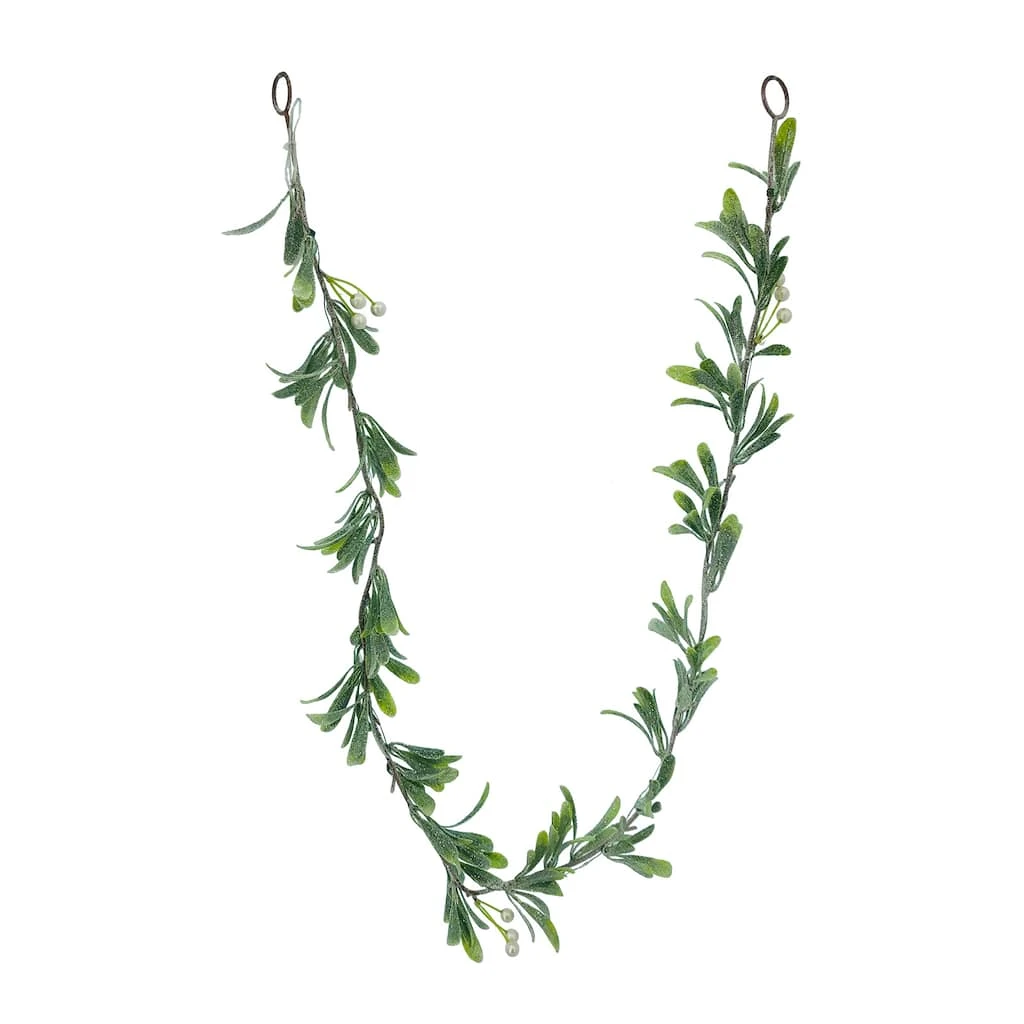 Best deal ⭐ 5ft. Pre-Lit LED White Berry Leaf Garland by Ashland® ⌛ 5 Best deal ⭐ 5ft. Pre-Lit LED White Berry Leaf Garland by Ashland® ⌛ - Image 3