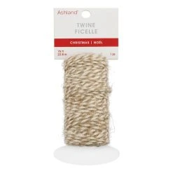 Best Sale 🎉 75ft. Natural and White Twine by Ashland® ⌛
