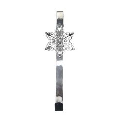 Promo 🛒 15'' Silver Snowflake Wreath Hanger by Ashland® ⌛