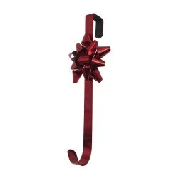 Hot Sale ✔️ 15'' Metallic Red Bow Wreath Hanger by Ashland® 🧨 -Ashlandty Shop 10702866 2