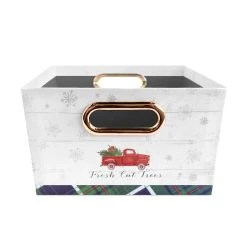 Promo 👍 Large Tree Truck Christmas Gift Bin by Ashland® 👍 -Ashlandty Shop 10703266 4