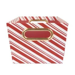 Wholesale 🎁 Small Candy Cane Stripe Gift Bin by Ashland® 😀 -Ashlandty Shop 10703903 4