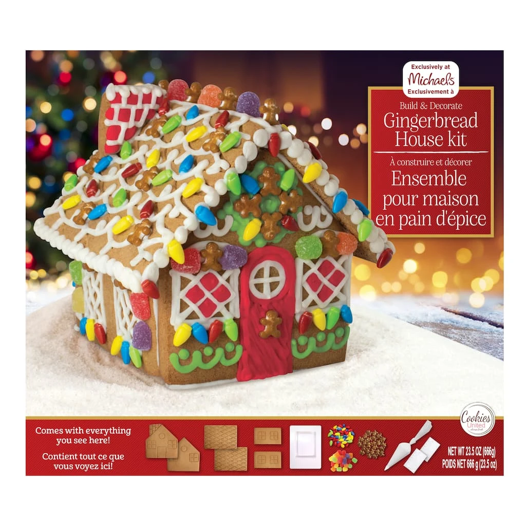 Hot Sale ❤️ Gingerbread House Kit by Michaels 🧨 3 Hot Sale ❤️ Gingerbread House Kit by Michaels 🧨
