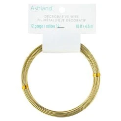 Wholesale ⌛ Gold Aluminum Decorative Wire by Ashland® 😍 -Ashlandty Shop 10998213 30