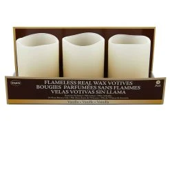 Best Sale 👍 Flameless Real Wax Votives, Vanilla by Ashland 💯