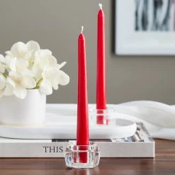 Discount ✔️ 48 Pack: 8" Red Taper Candle by Ashland® 🤩 -Ashlandty Shop MP104291 20