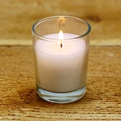 Buy ⭐ 12 Packs: 12 ct. (144 total) White Glass Votive Candles Pack by Ashland® Basic Elements™ ✨ -Ashlandty Shop MP136302 2