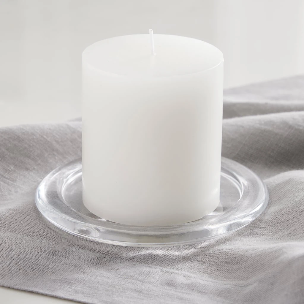 Coupon ⭐ 12 Pack: 4.5" Glass Candle Plate by Ashland® ✨ 4 Coupon ⭐ 12 Pack: 4.5" Glass Candle Plate by Ashland® ✨ - Image 2