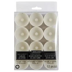 Promo ✔️ 12 Pack: Basic Elements™ Flameless LED Votives by Ashland® 🔔