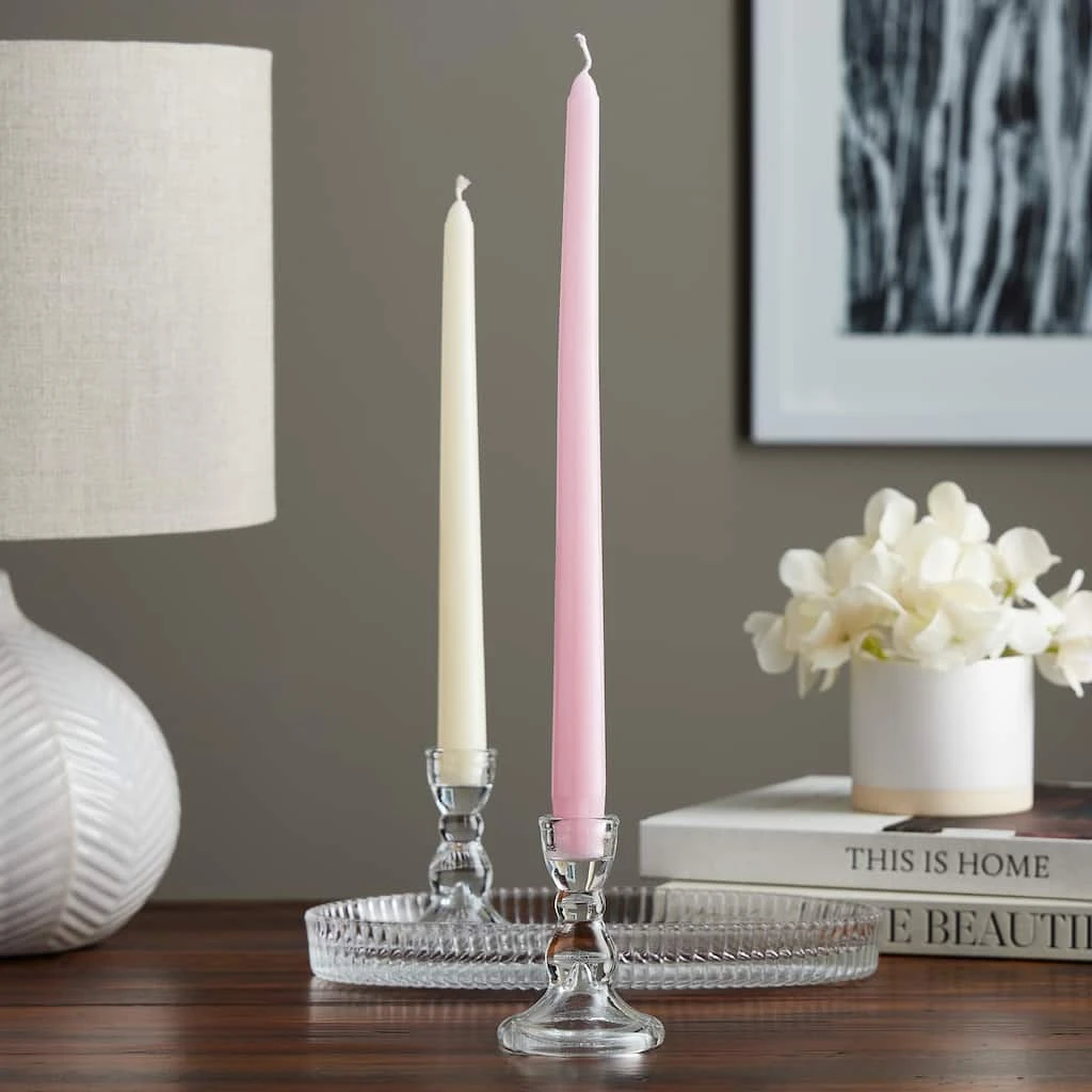 Deals ❤️ 48 Pack: 12" Pink Taper Candle by Ashland® 🧨 4 Deals ❤️ 48 Pack: 12" Pink Taper Candle by Ashland® 🧨 - Image 2