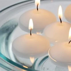 Hot Sale 🛒 12 Packs: 40 ct. (240 total) Basic Elements™ White Floating Candles Value Pack by Ashland® ✔️ -Ashlandty Shop MP317961 7