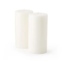 Buy ✨ 12 Packs: 2 ct. (24 total) White Pillar Candle Pair by Ashland® ⭐ -Ashlandty Shop MP317969 31