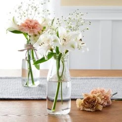 Outlet ✔️ 12 Packs: 6 ct. (72 total) 8oz. Glass Milk Bottles with Lids by Ashland® ✔️ -Ashlandty Shop MP362528 20