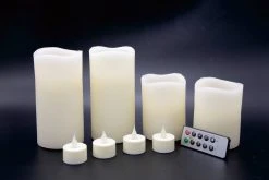 Best Sale ⌛ 12 Packs: 9 ct. (108 total) Basic Elements™ Ivory LED Candle Set with Remote by Ashland® 🛒 -Ashlandty Shop MP466356 2