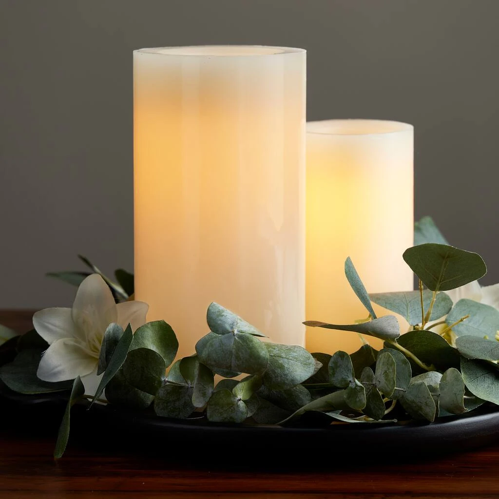 Hot Sale π 8 Pack: 4" x 8" Cream Real Wax Flameless LED Candle by Ashland® β¨ 4 Hot Sale π 8 Pack: 4" x 8" Cream Real Wax Flameless LED Candle by Ashland® β¨ - Image 2