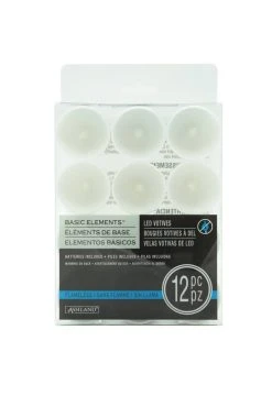 Brand new 🌟 12 Packs: 12 ct. (144 total) Basic Elements™ White LED Votives by Ashland® 💯