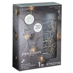 Coupon π 12 Pack: 10ft. Warm White Wired Star LED String Lights by Ashland™ π 9 Coupon π 12 Pack: 10ft. Warm White Wired Star LED String Lights by Ashland™ π -Ashlandty Shop MP558088 30