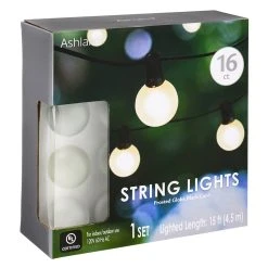 Top 10 🔔 8 Pack: 16ct. Frosted Globe String Lights by Ashland™ 😀